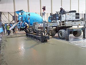 First Laser Screed Floor in Japan